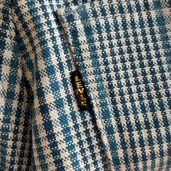 Vintage 70s Levi’s Sta-Prest Plaid Straight Leg Pants - Picture 6 of 7